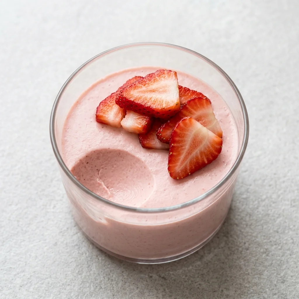 Strawberry Coconut Mousse