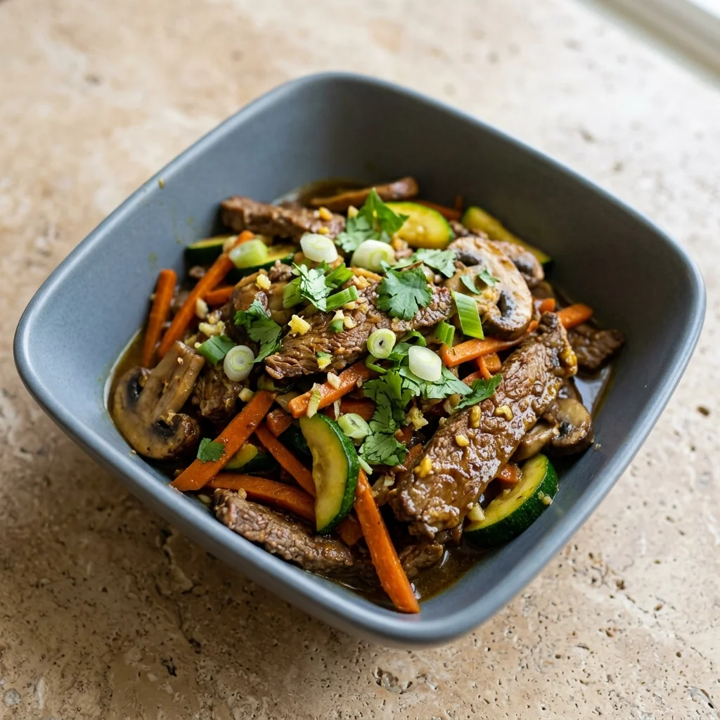 Beef and Mushroom Stir-Fry