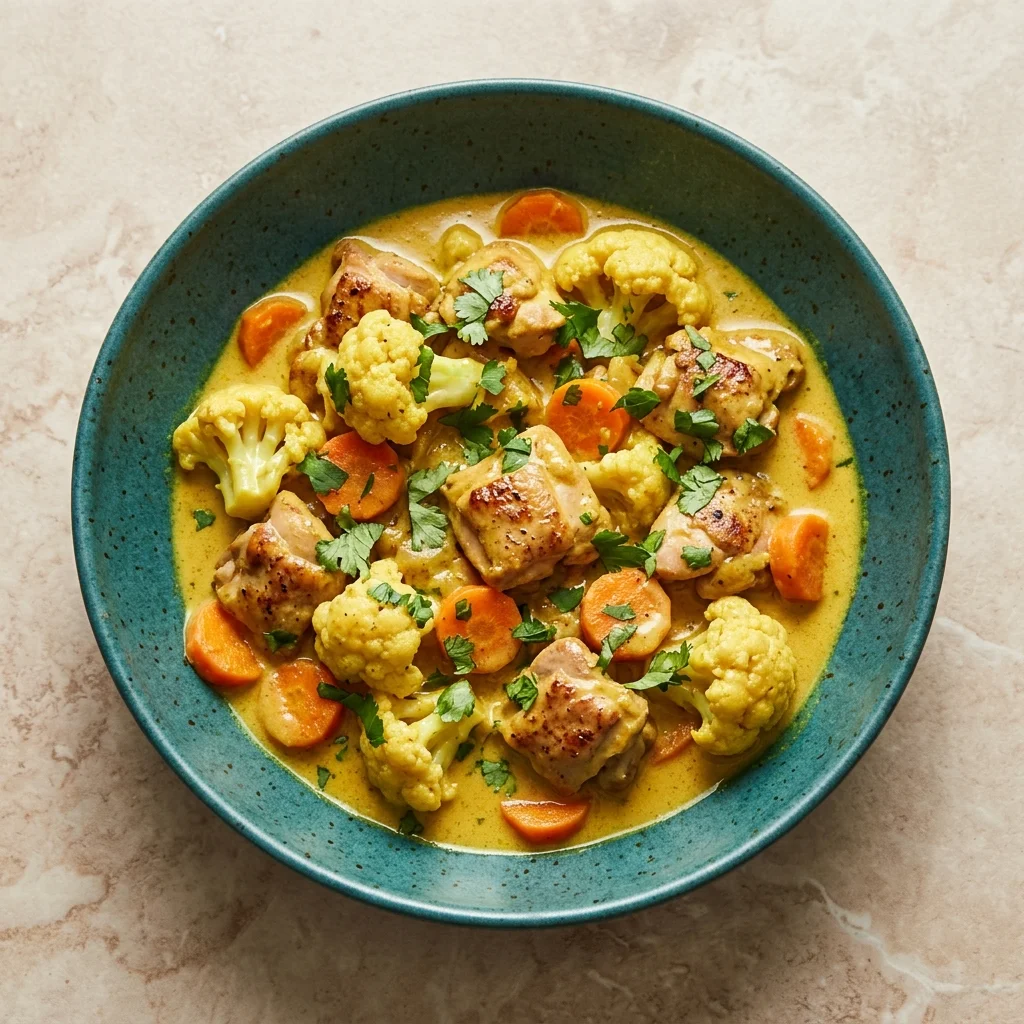 Cauliflower and Chicken Curry