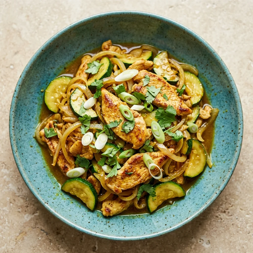 Chicken and Zucchini Stir-Fry
