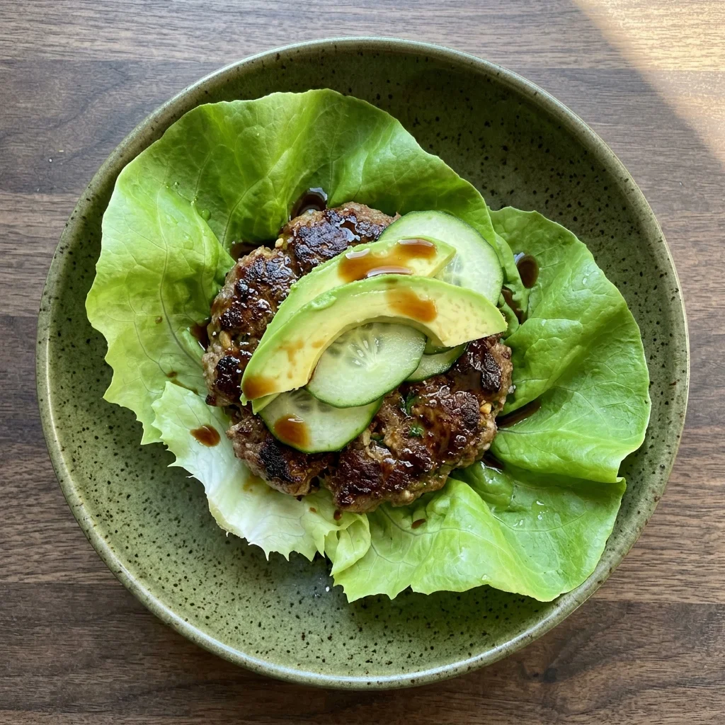 Coconut Aminos Bison Burger