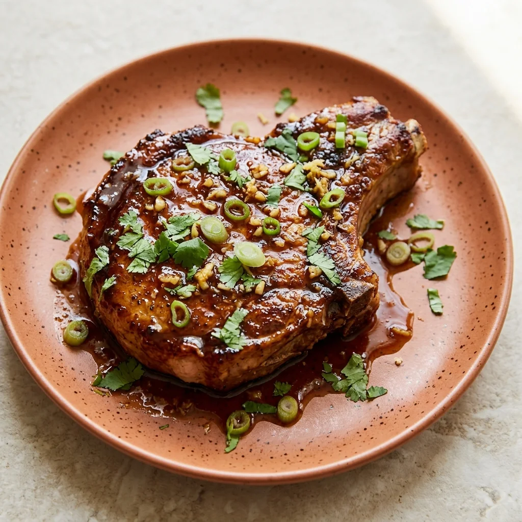 Ginger & Coconut Aminos Pork Chops