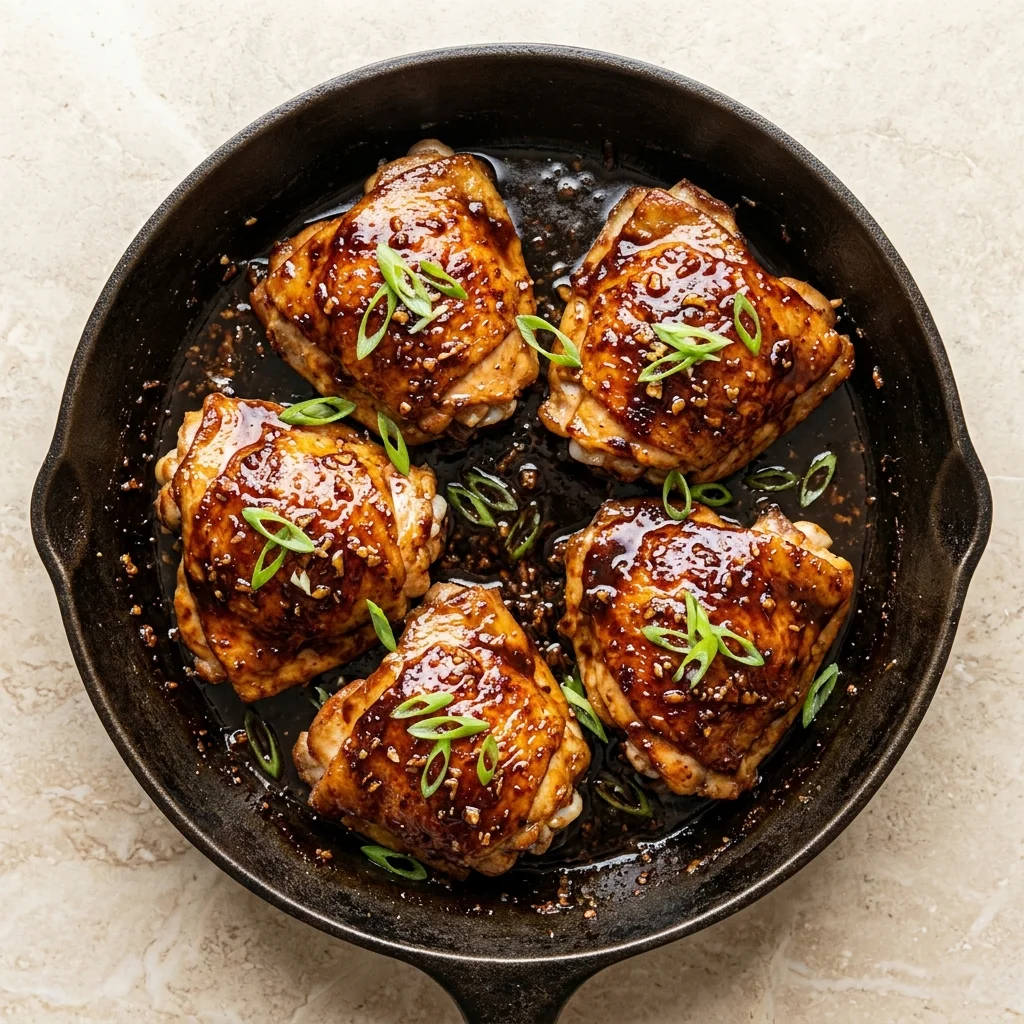 Coconut Aminos Glazed Skillet Chicken