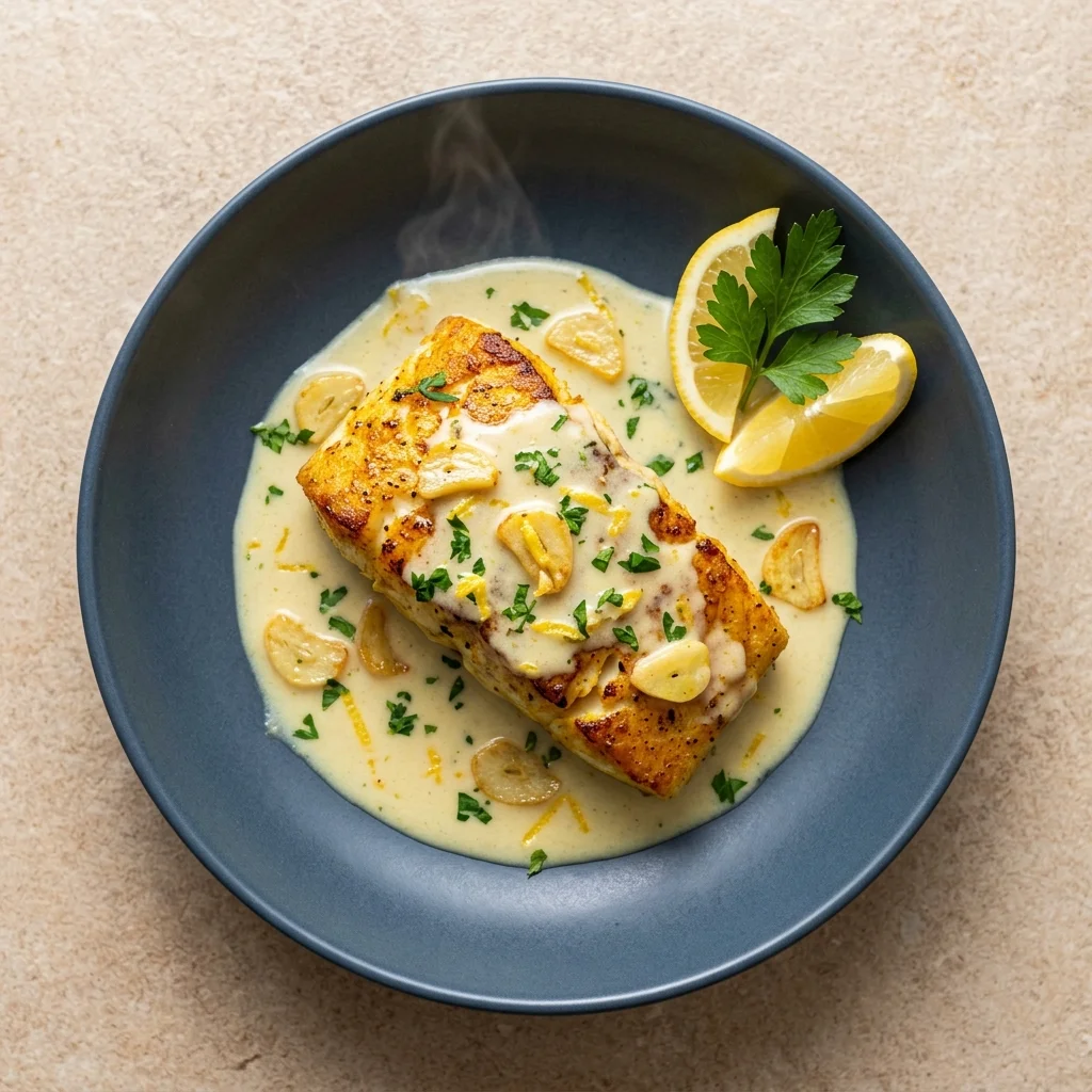 Lemon & Coconut Pan-Seared Cod