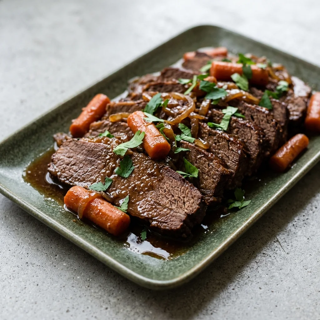Maple & Coconut Aminos Brisket