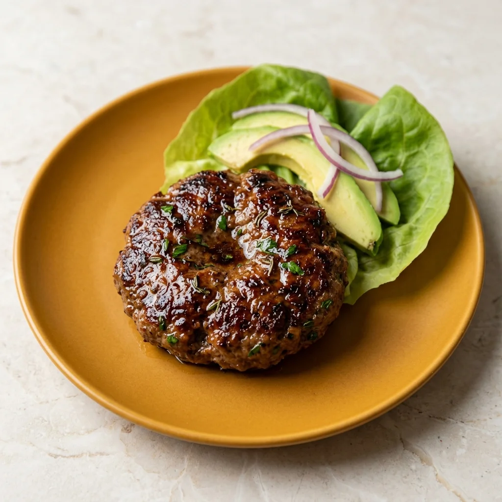 Maple & Apple Cider Glazed Beef Burgers