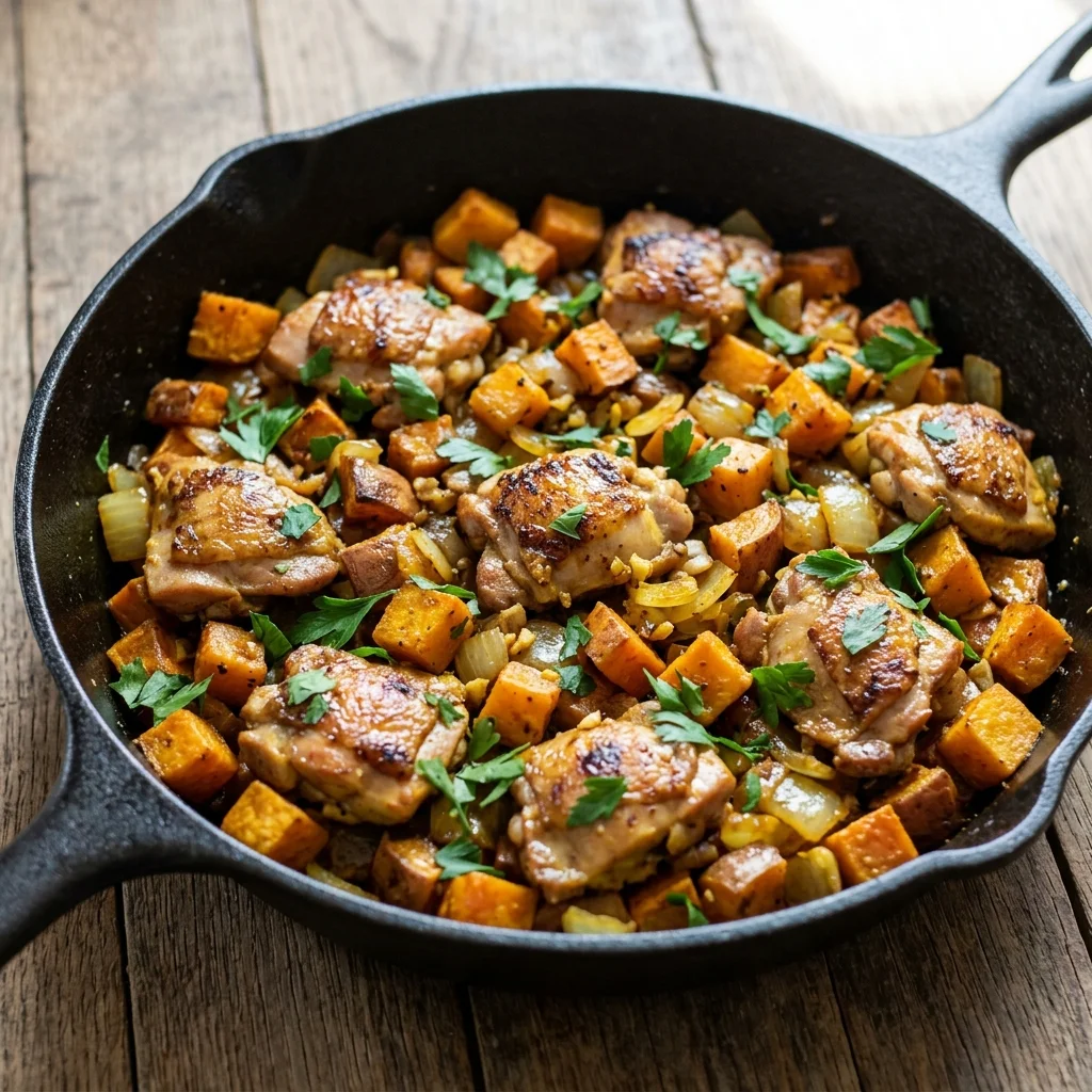 Maple & Apple Cider Chicken Hash