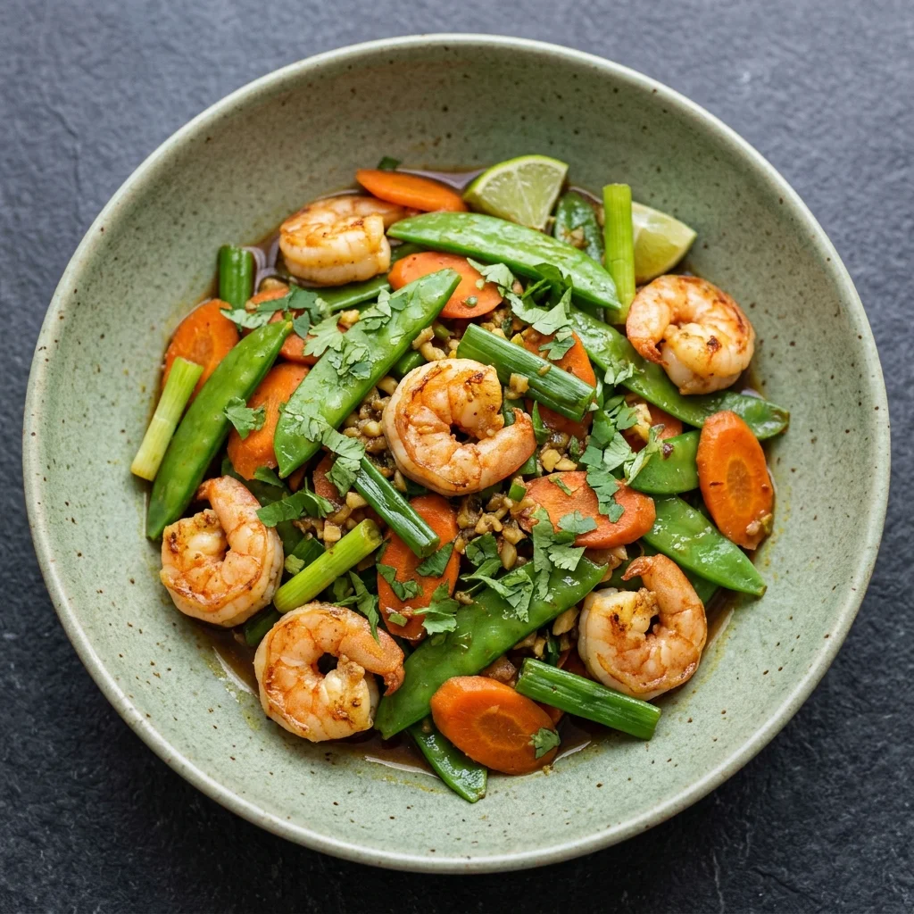 Shrimp and Vegetable Stir-Fry with Coconut Aminos