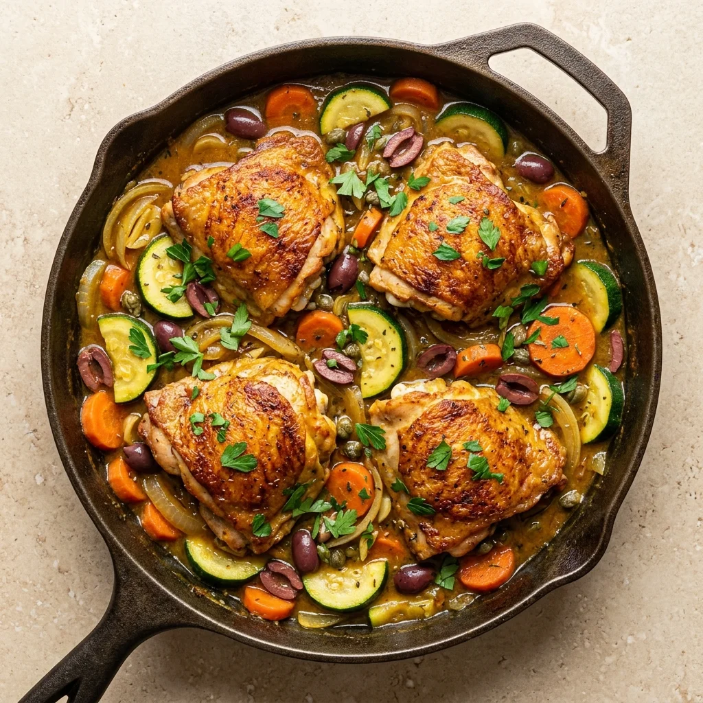 Skillet Chicken Provençal