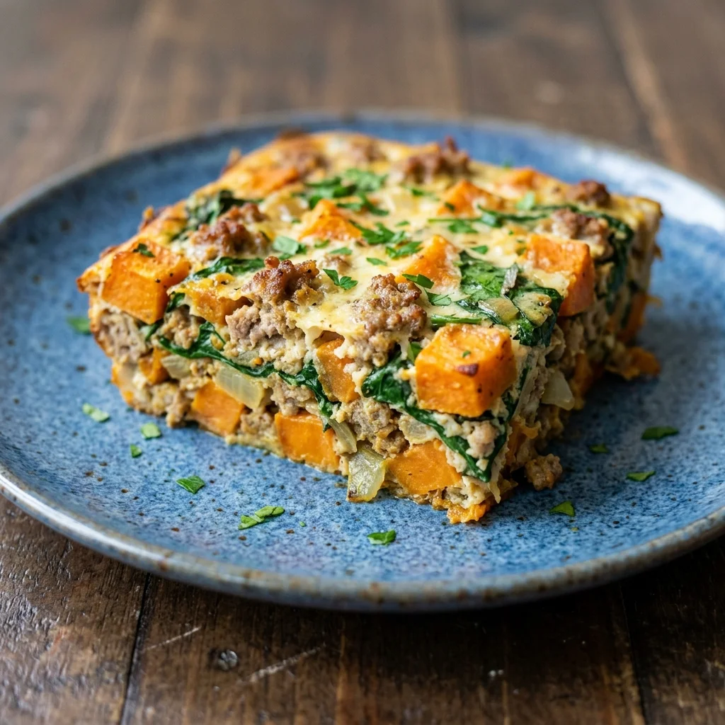 Sweet Potato and Sausage Breakfast Casserole