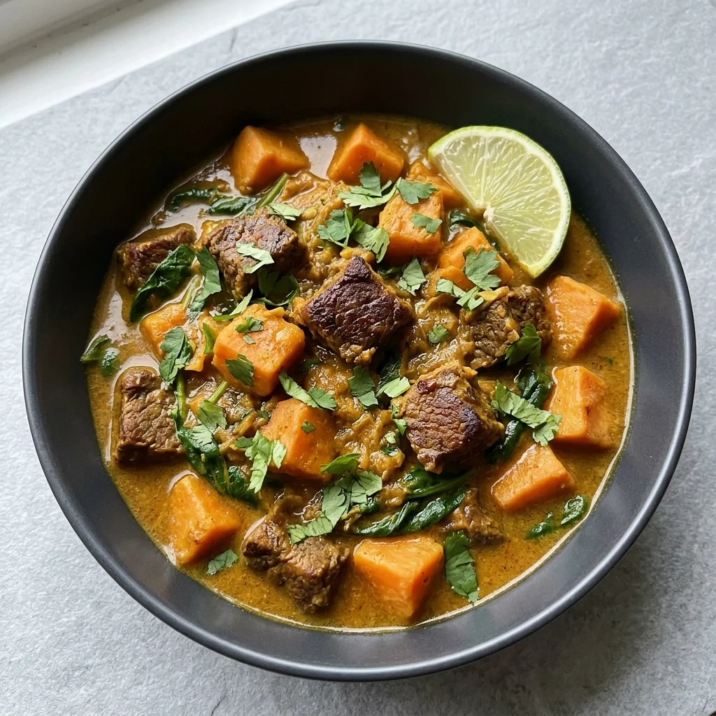 Sweet Potato Beef Curry