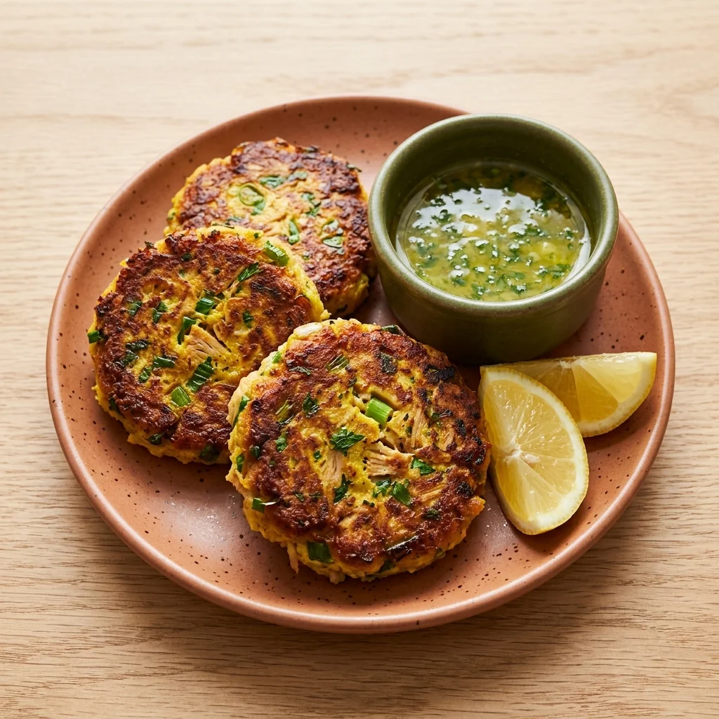 Tuna Cakes with Lemon & Herbs