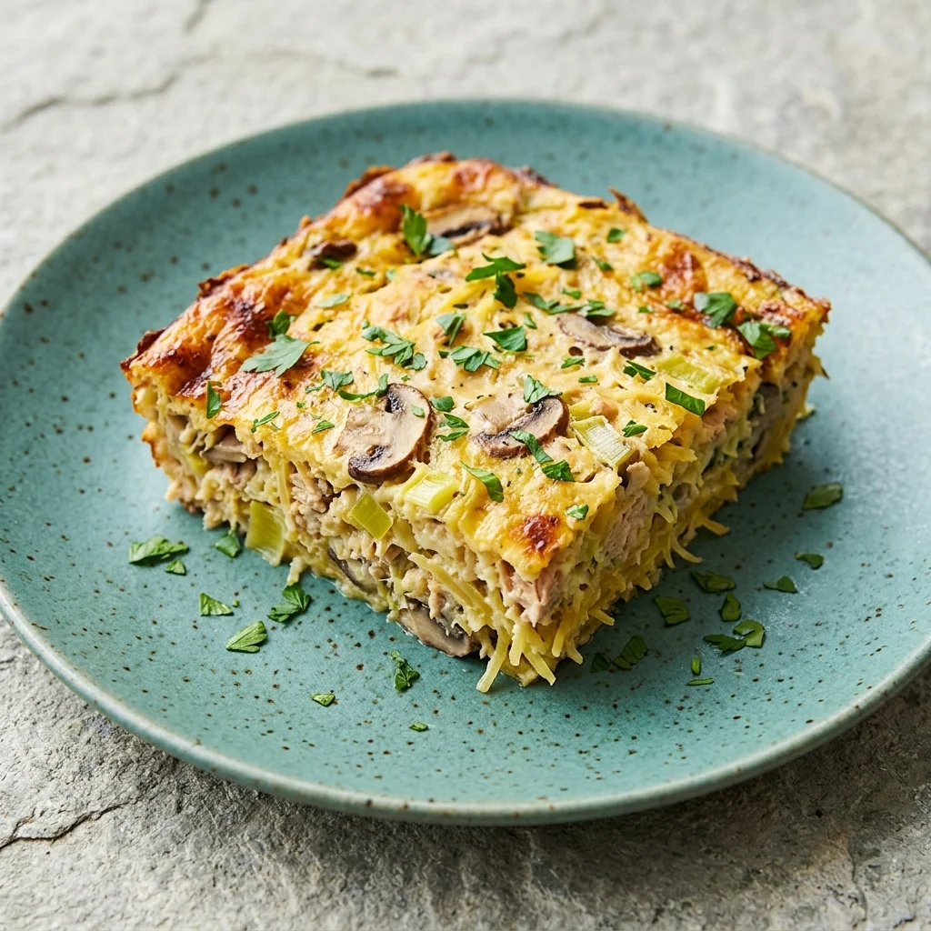 Spaghetti Squash Tuna Casserole