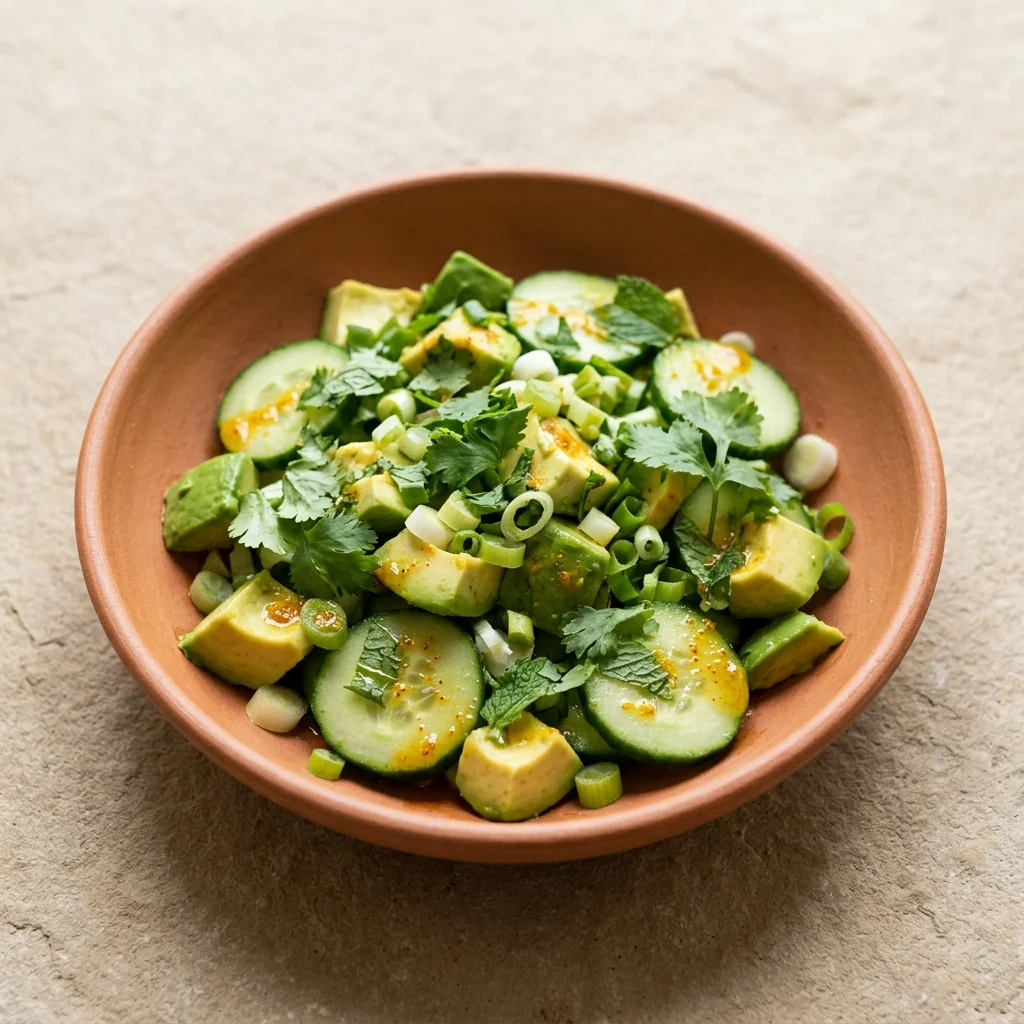 Avocado Cucumber Salad
