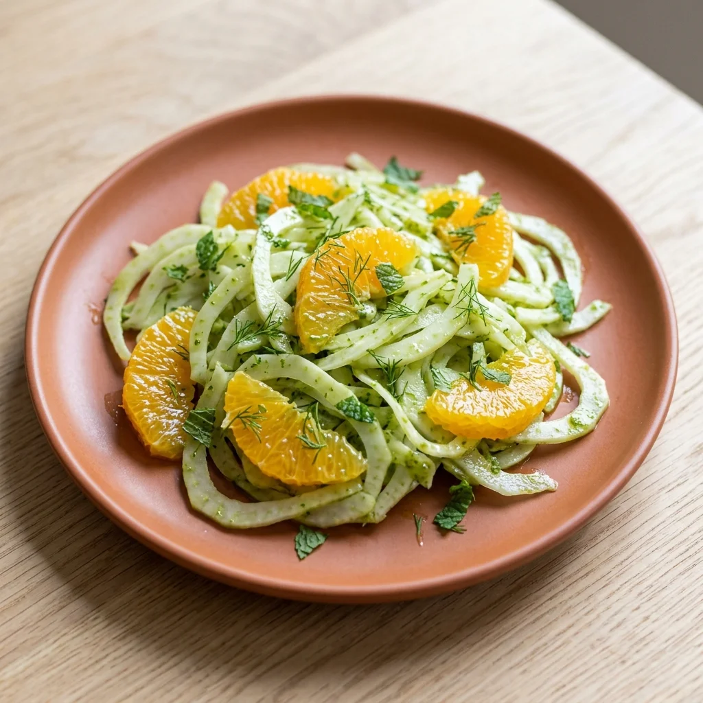 Basil-Pesto Fennel & Orange Salad