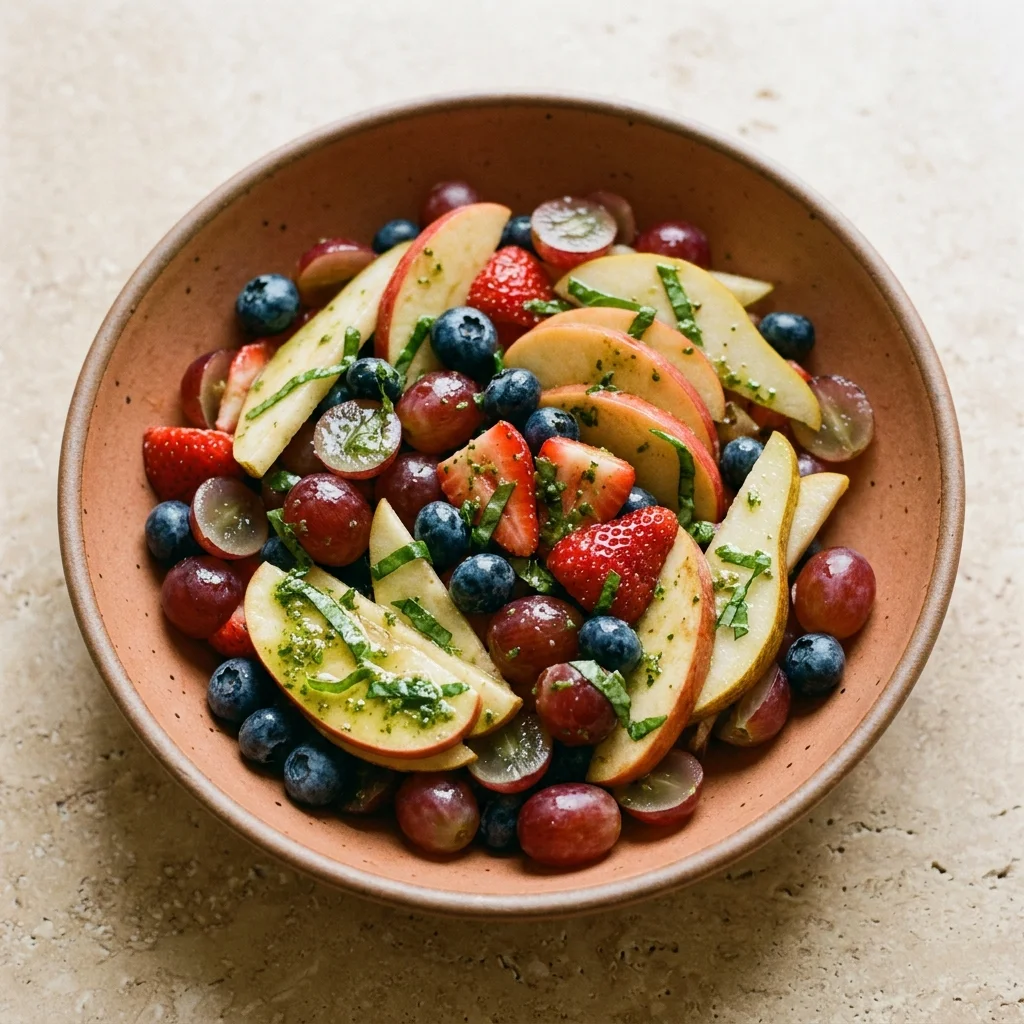 Basil-Pesto Fruit Harvest Salad