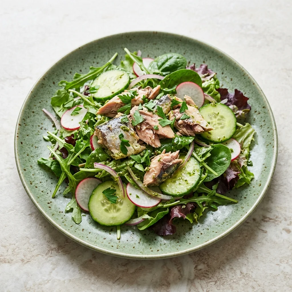 Basil-Pesto Sardine Salad
