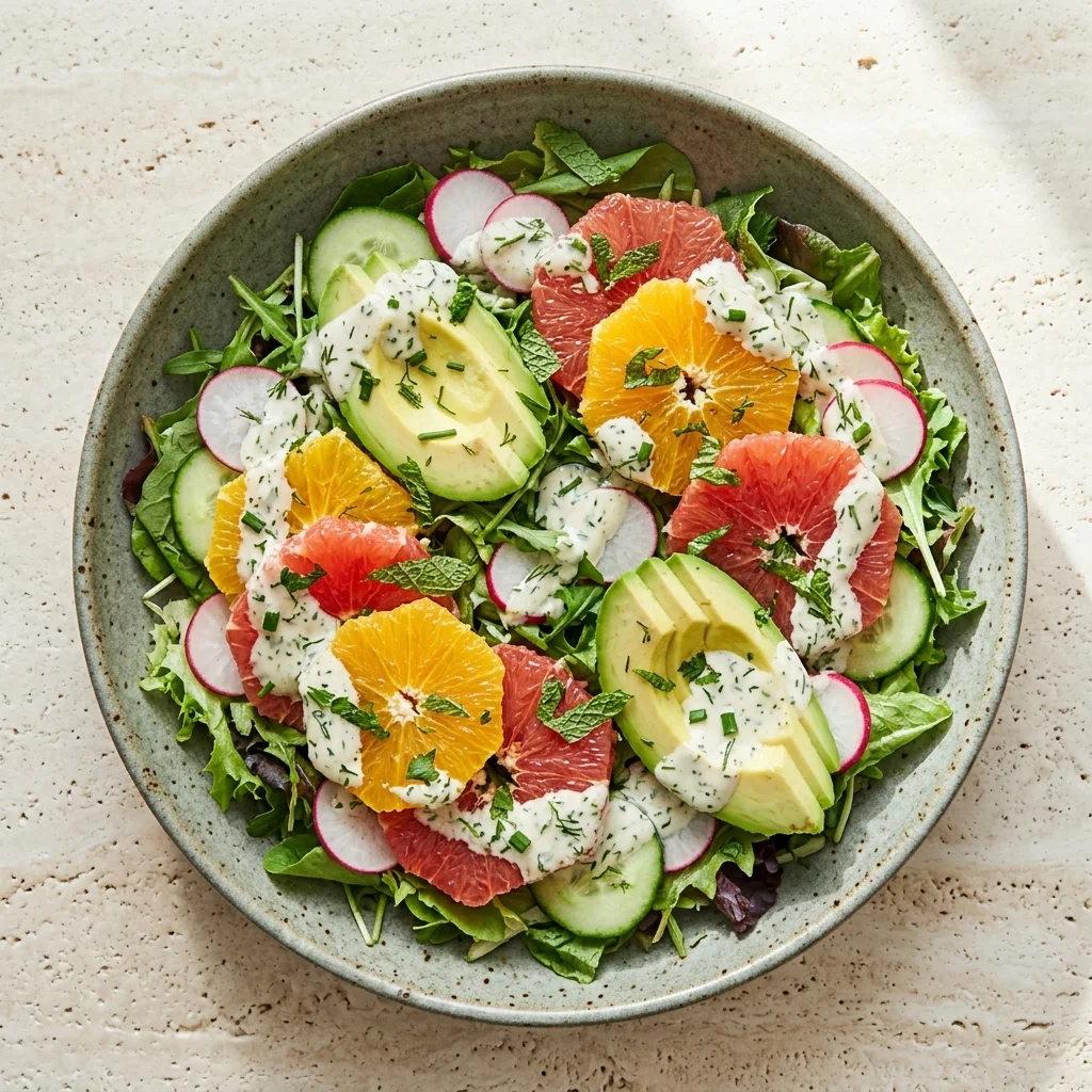 Coconut Ranch Avocado Citrus Salad