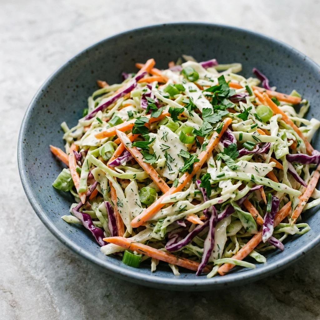 Coconut Ranch Cabbage Slaw
