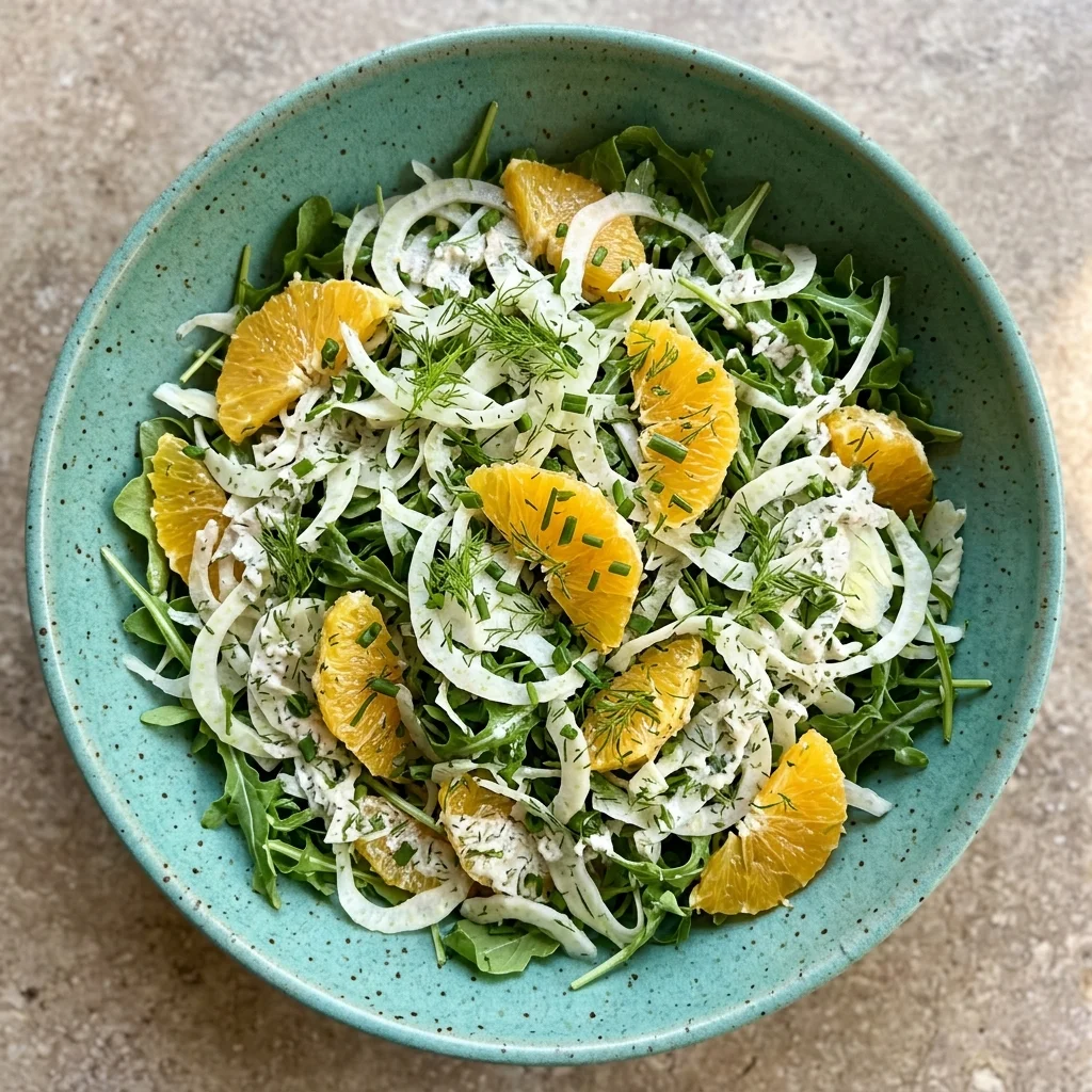 Coconut Ranch Fennel & Orange Salad