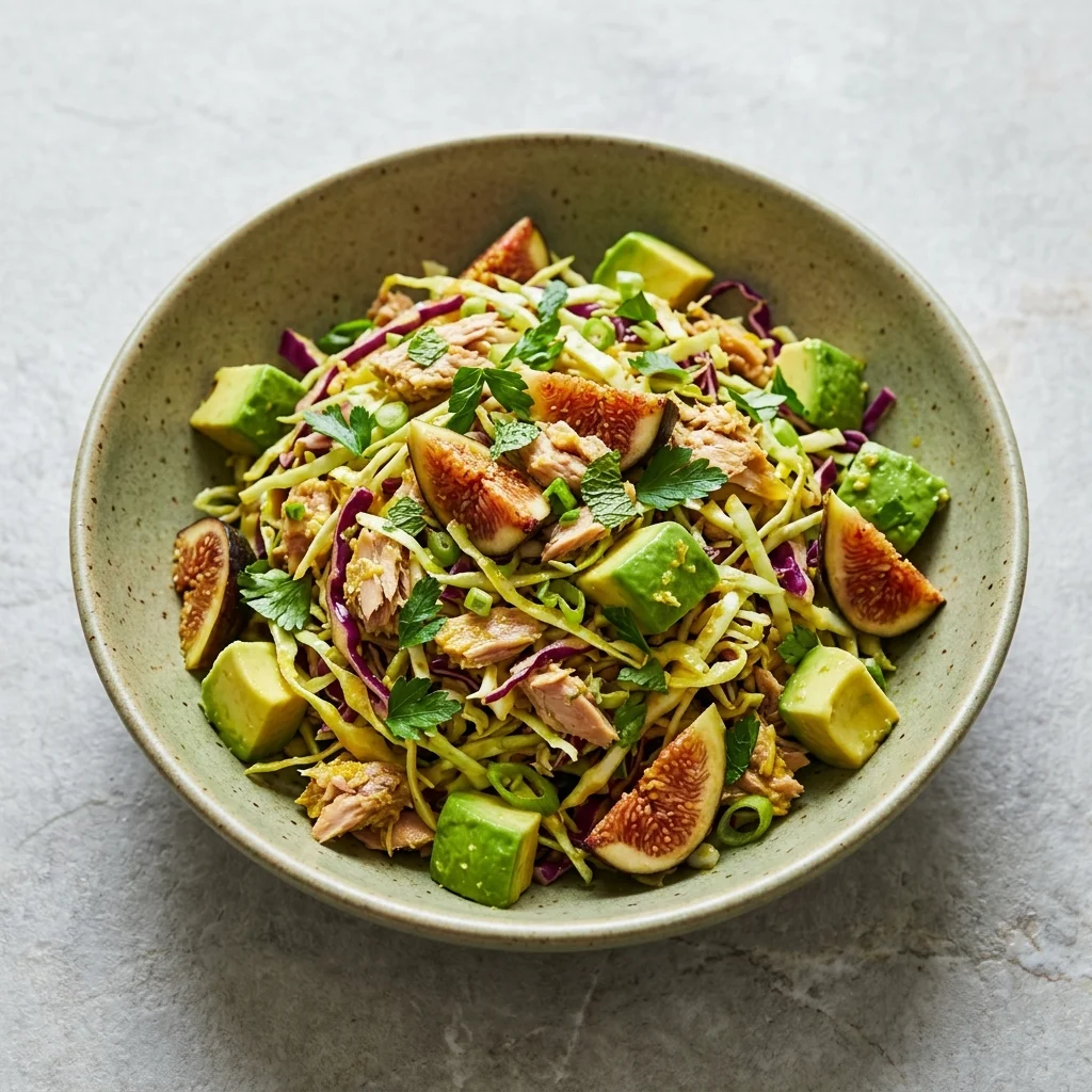 Fig & Avocado Tuna Slaw