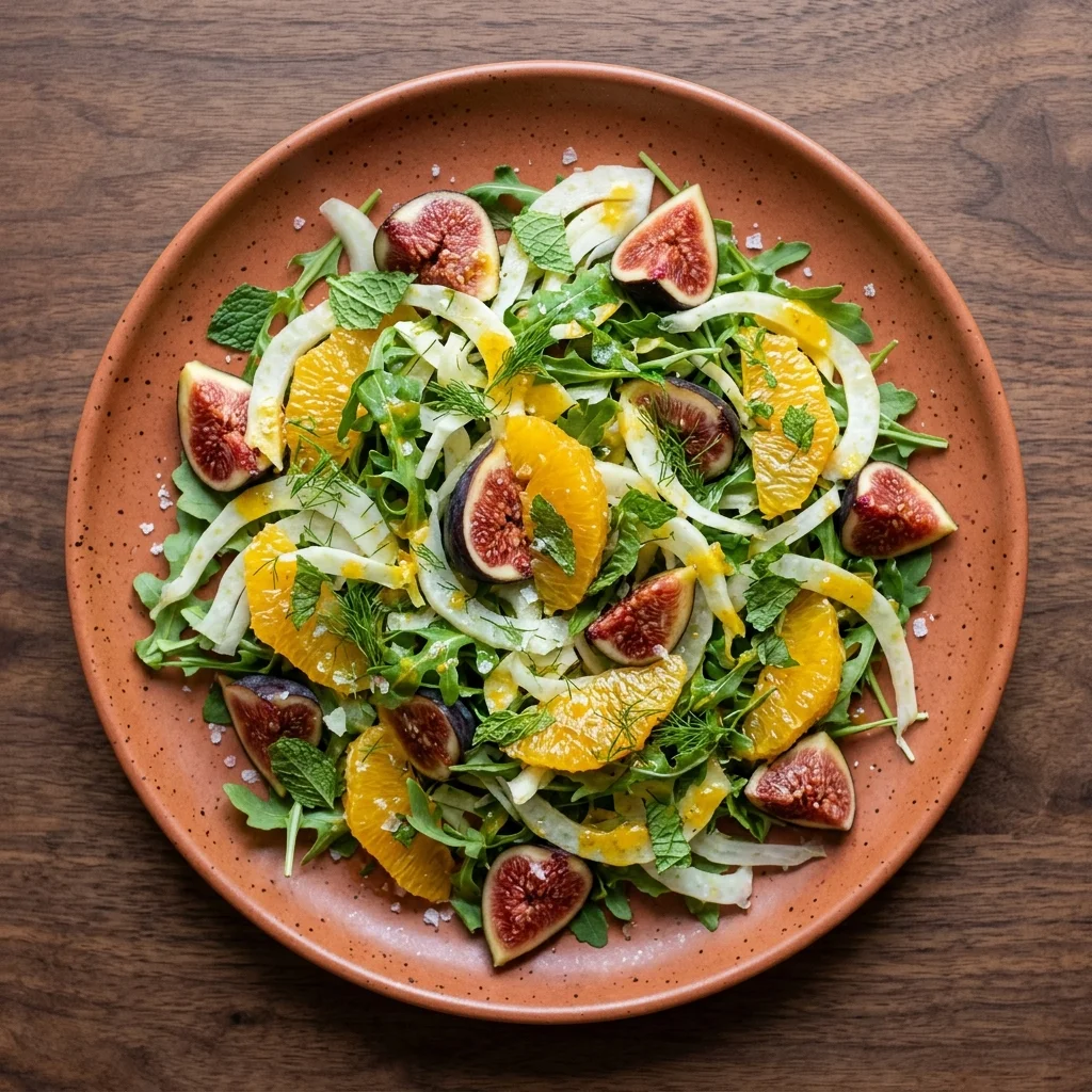 Fig, Fennel & Orange Salad with Apple Cider Vinaigrette