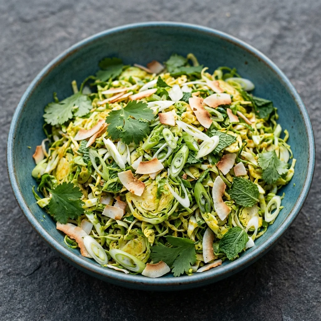 Ginger-Lime Brussels Sprout Salad