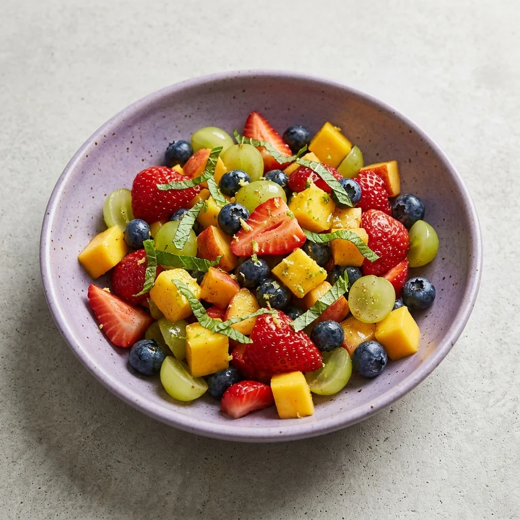 Ginger-Lime Fruit Harvest Salad