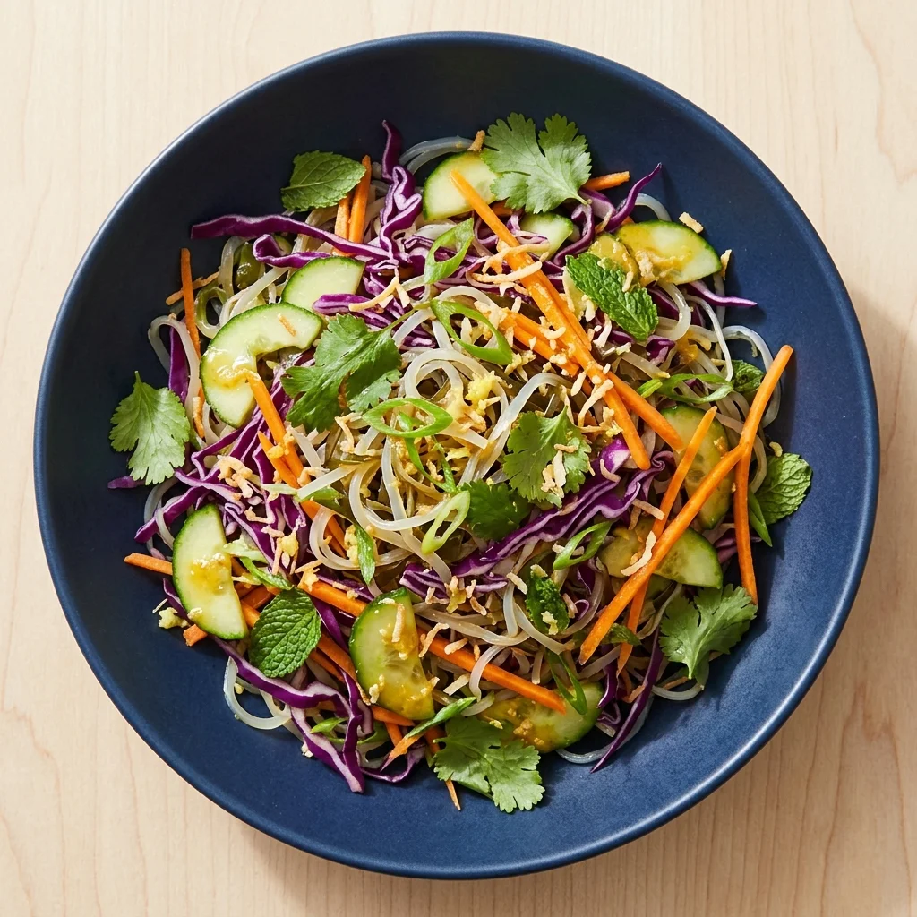 Ginger-Lime Kelp Noodle Salad