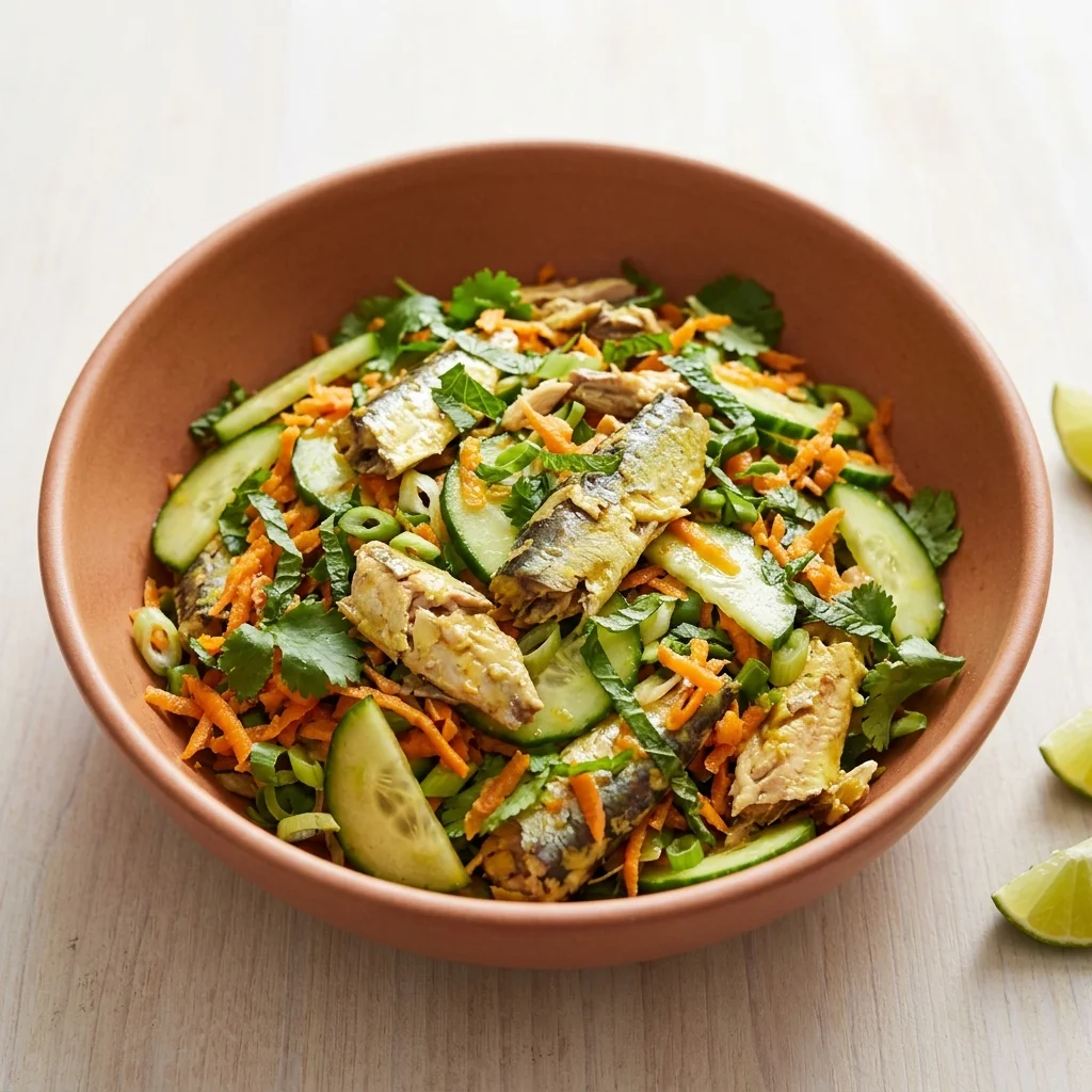 Ginger-Lime Sardine Salad