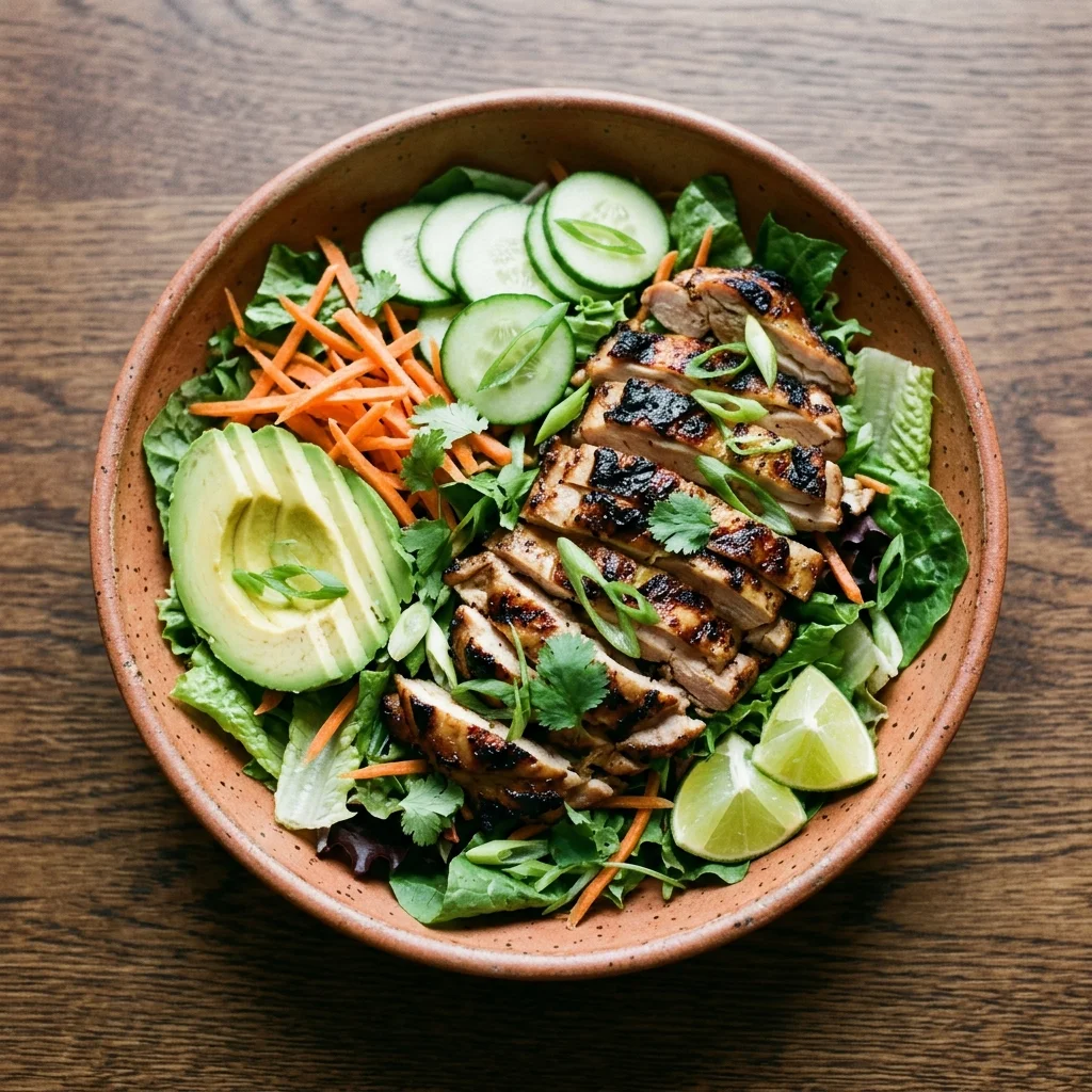 Grilled Ginger-Lime Chicken Salad