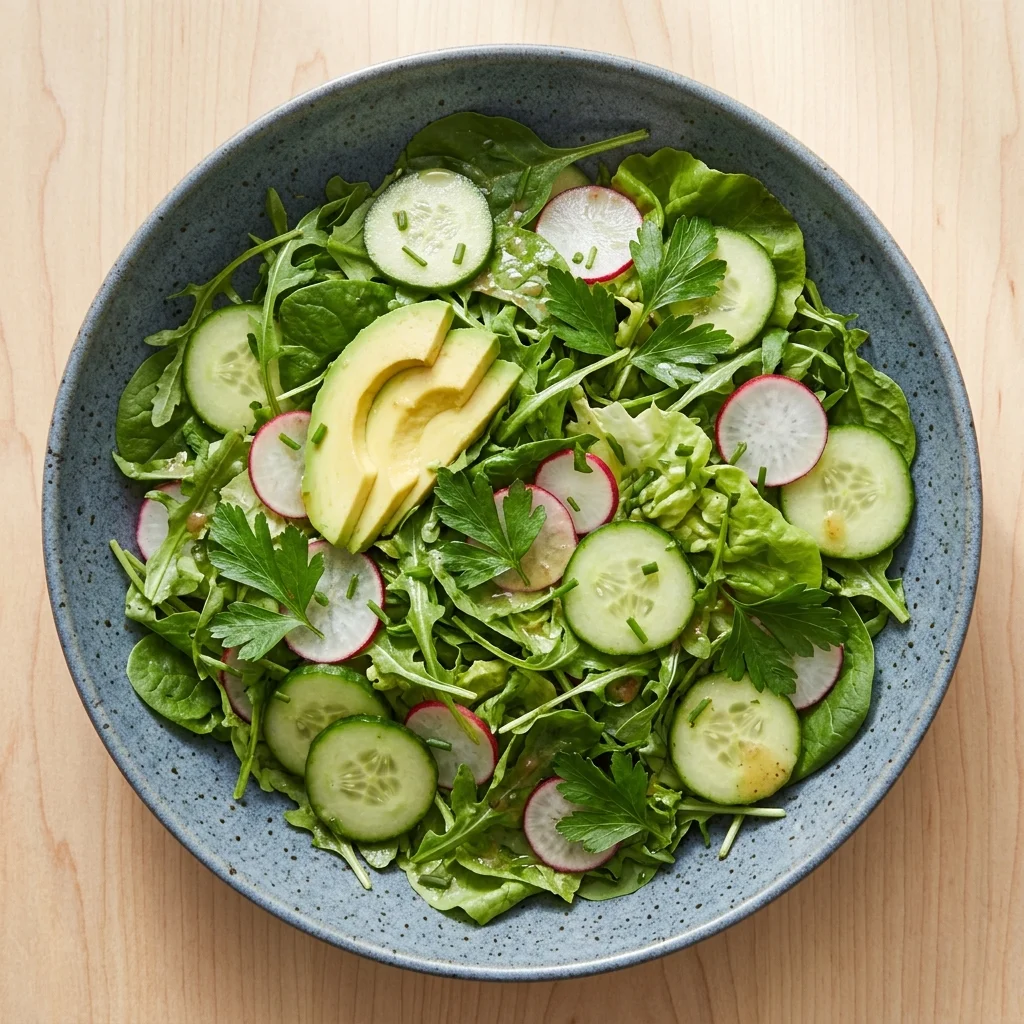 Mixed Greens Salad with Apple Cider Vinaigrette
