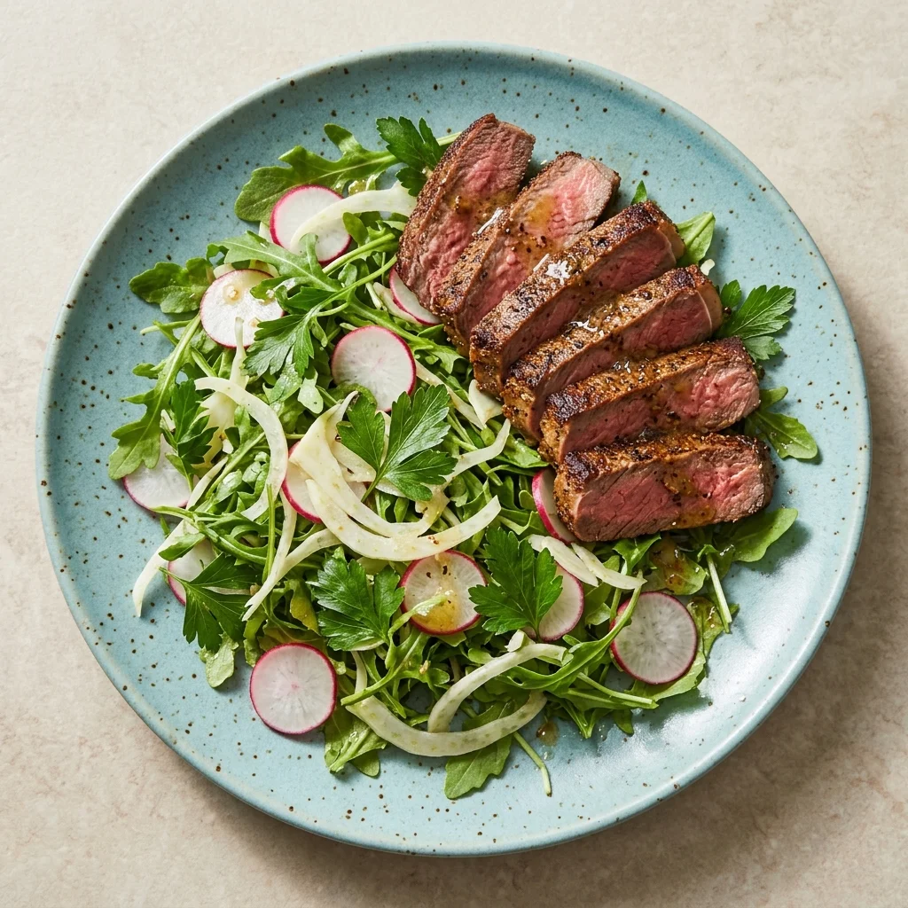 Steak and Arugula Salad
