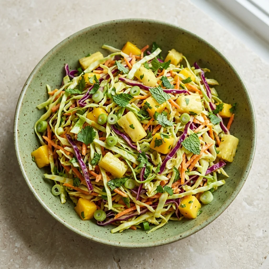 Tropical Pineapple Slaw