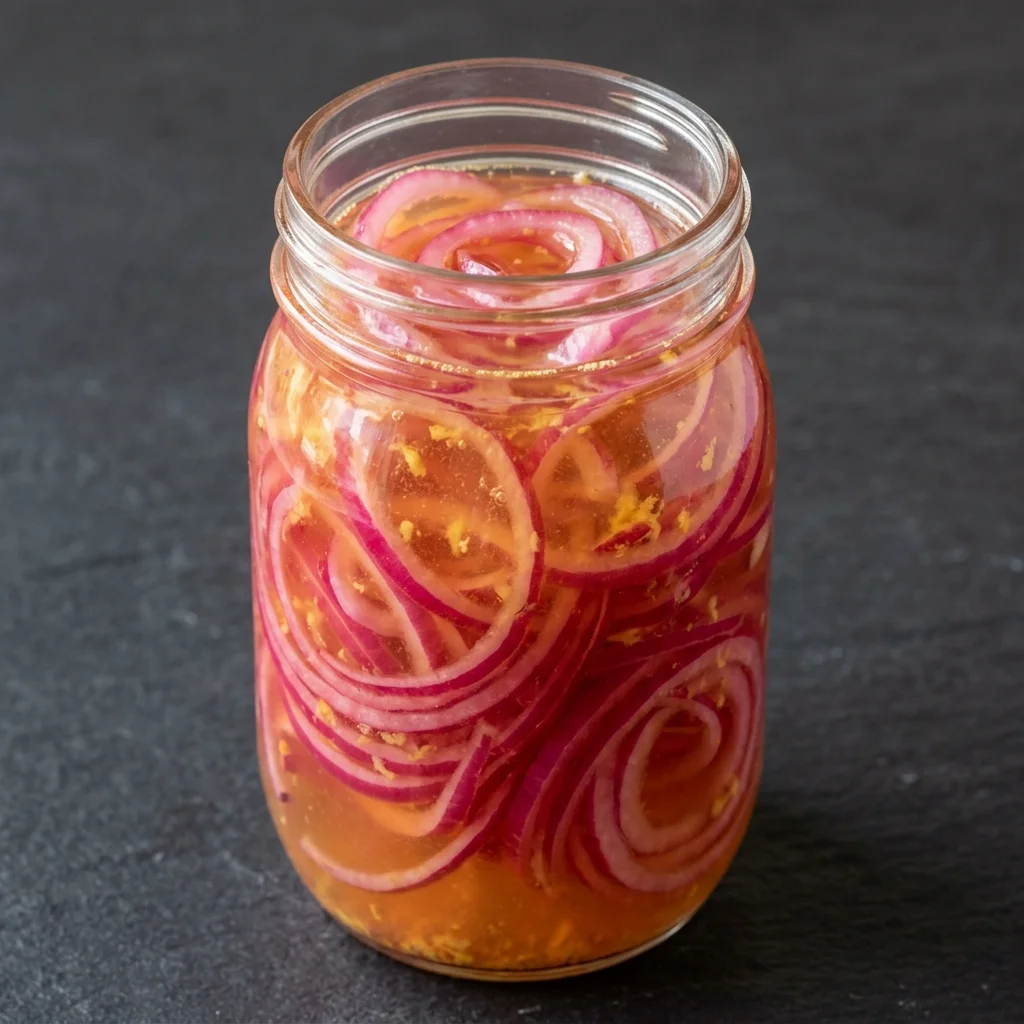 Quick Apple Cider Pickled Onions