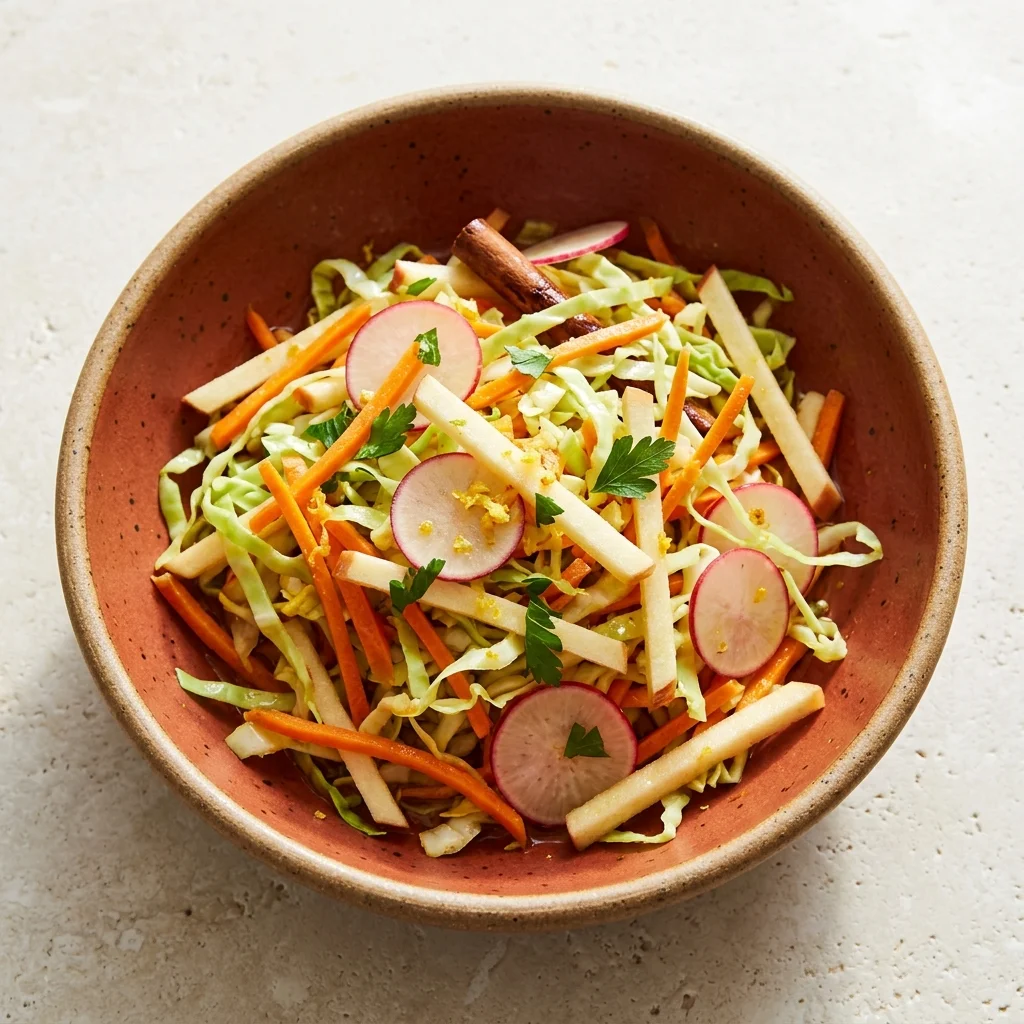 Apple-Cinnamon Quick-Pickled Vegetable Medley