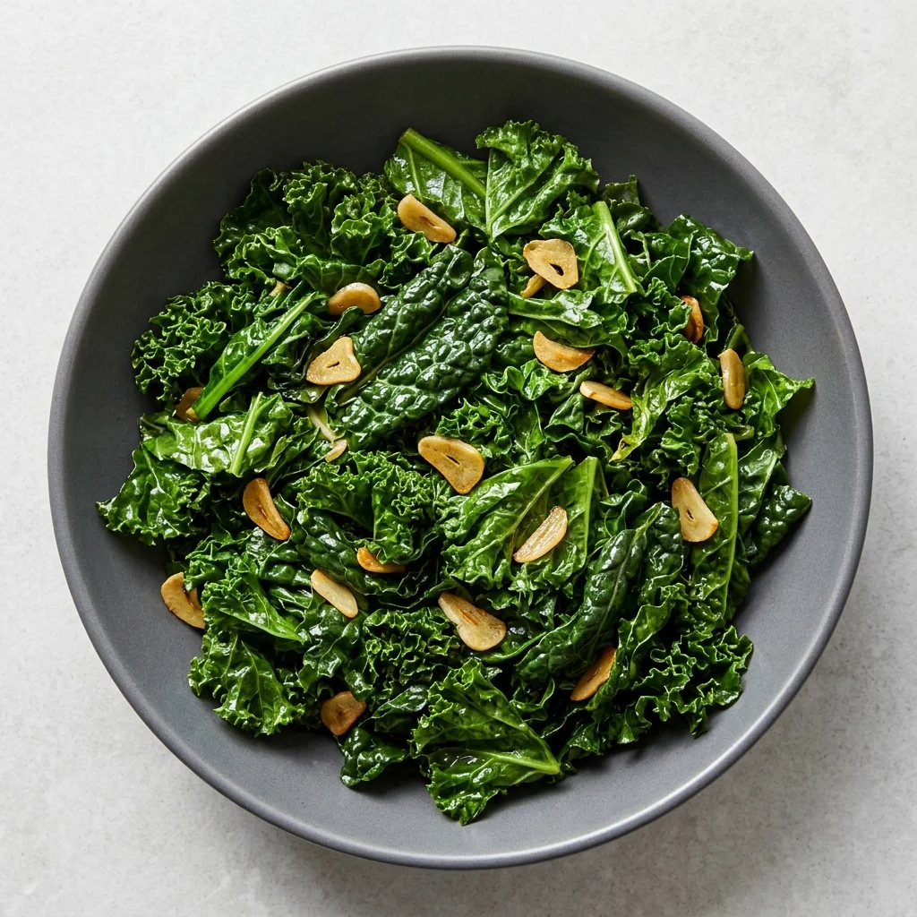 Apple Cider Vinegar Sautéed Kale