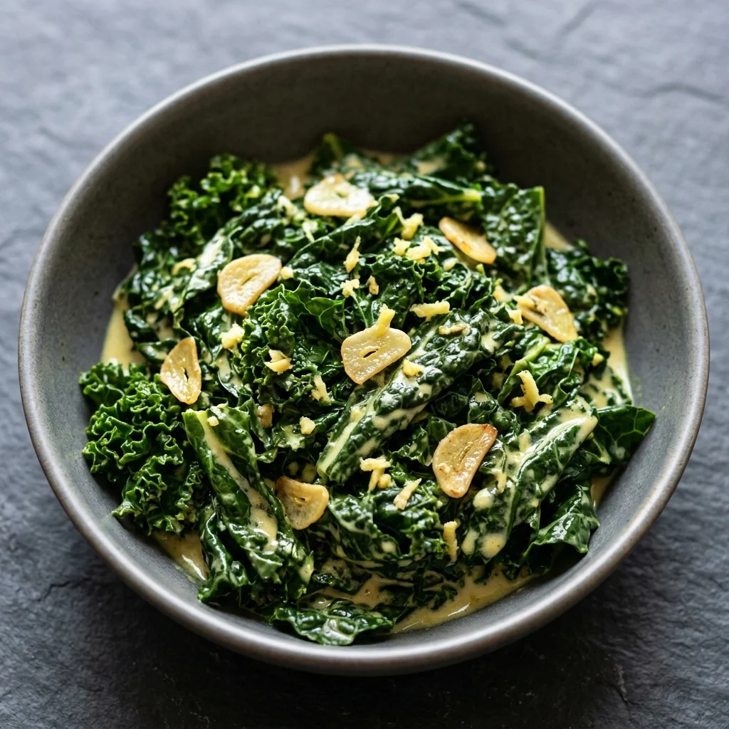 Coconut Cream Sautéed Kale