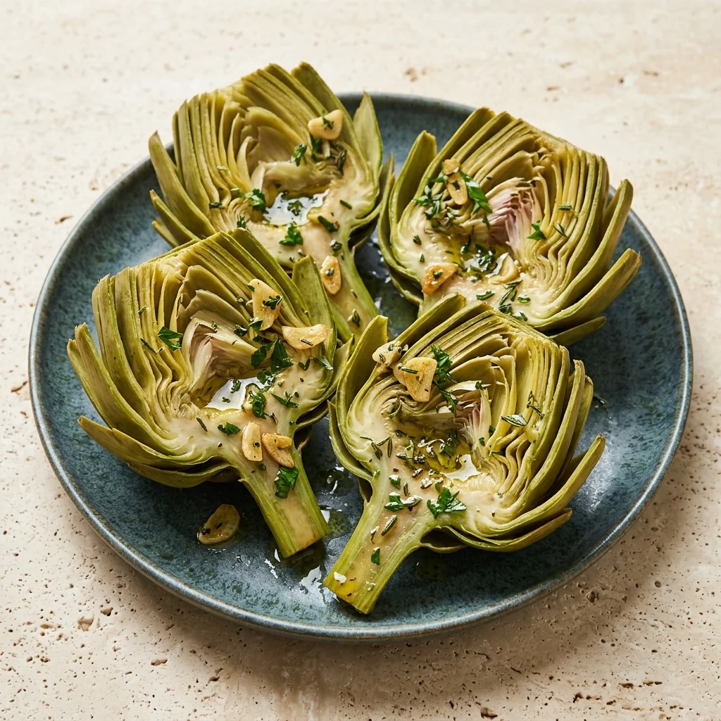 Garlic-Herb Artichokes