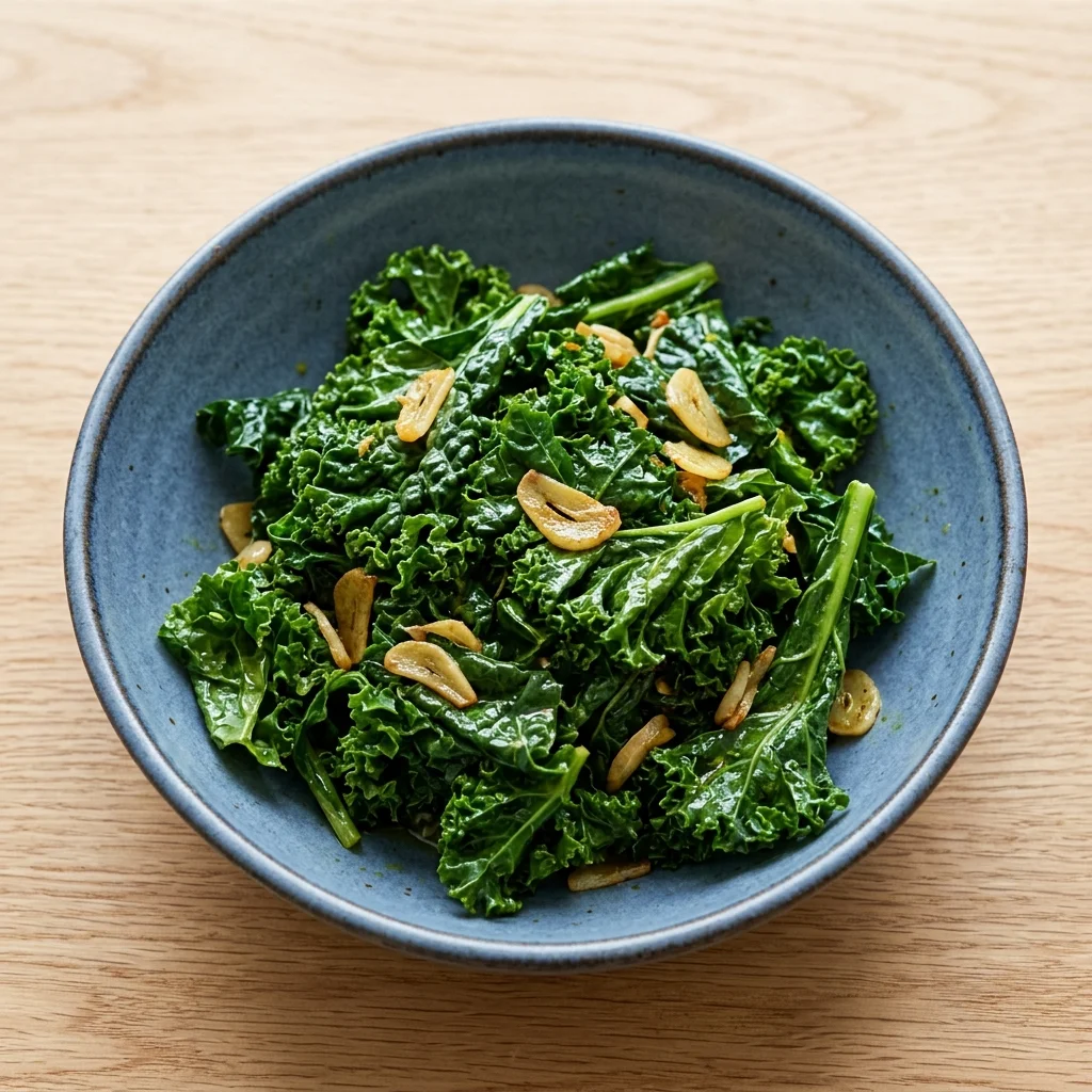 Garlicky Kale with Lemon & Olive Oil