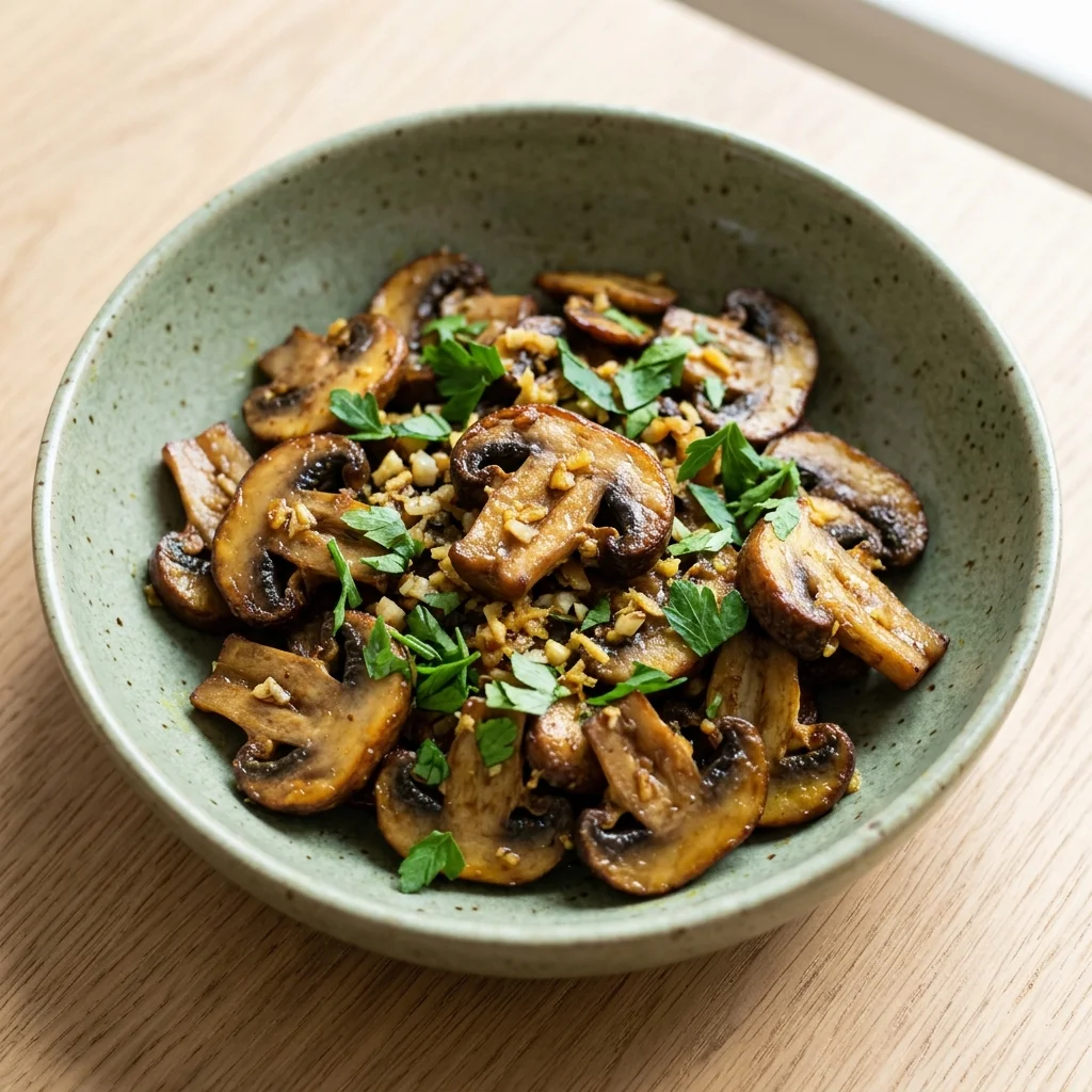 Ginger Garlic Mushrooms