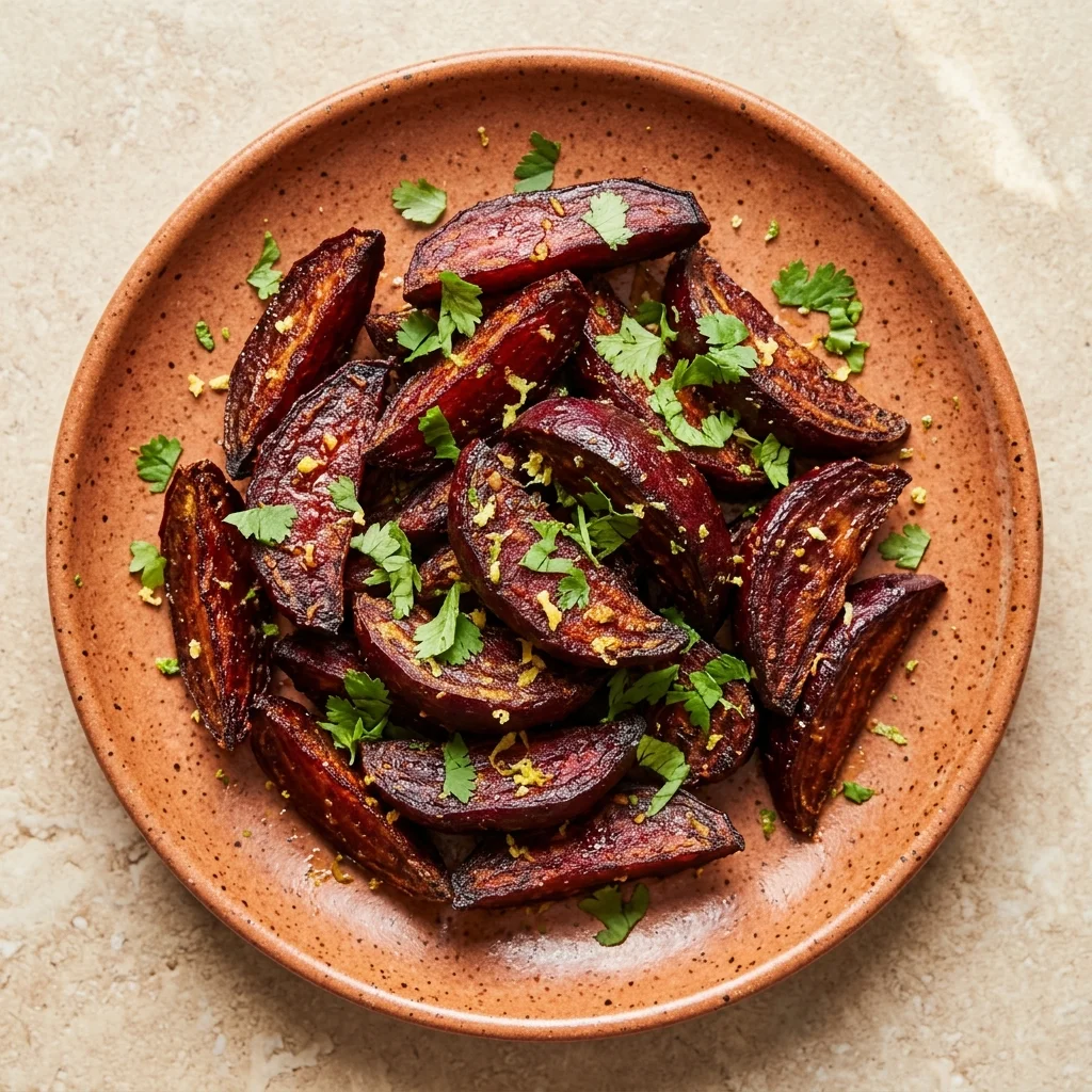 Ginger-Lime Beet Fries