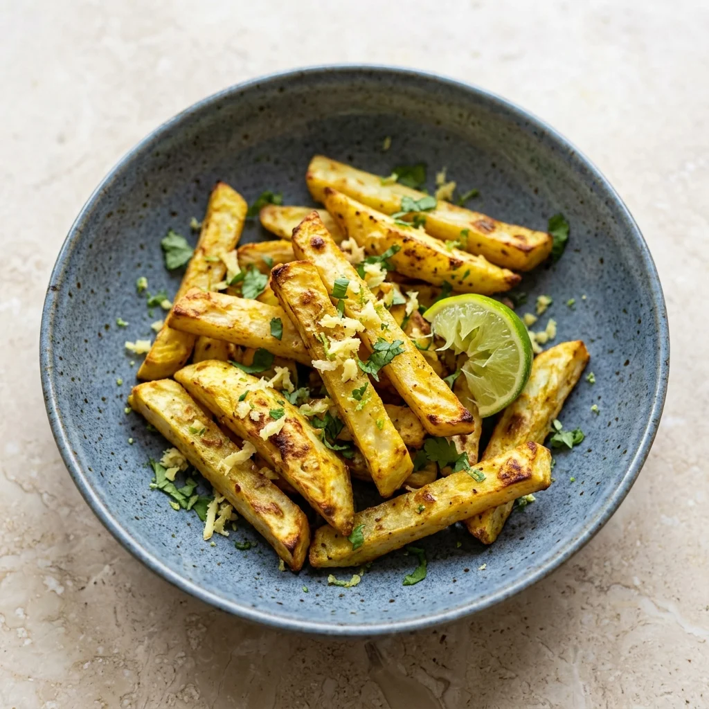 Ginger-Lime Celeriac Fries