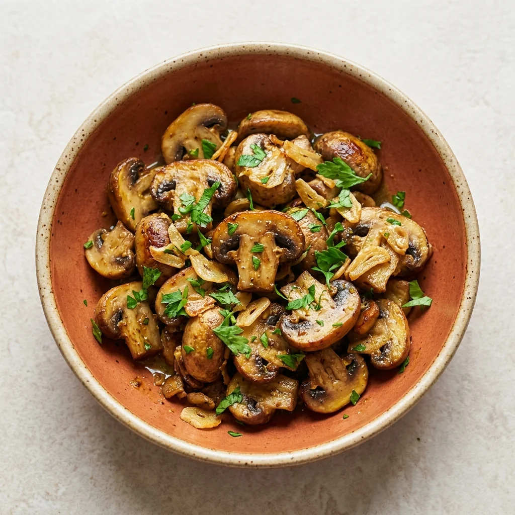 Lemon Garlic Mushrooms