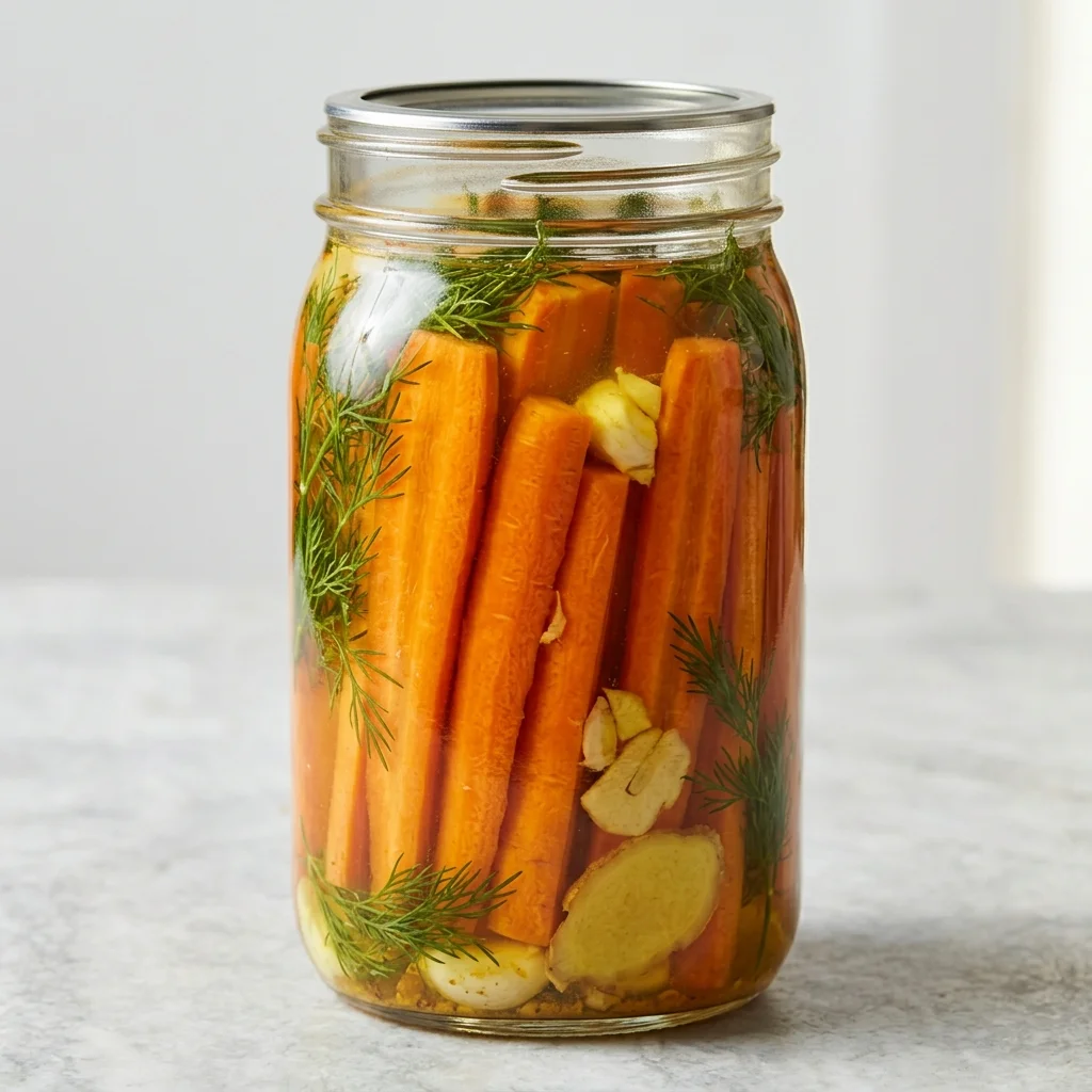 Quick-Pickled Carrots with Dill