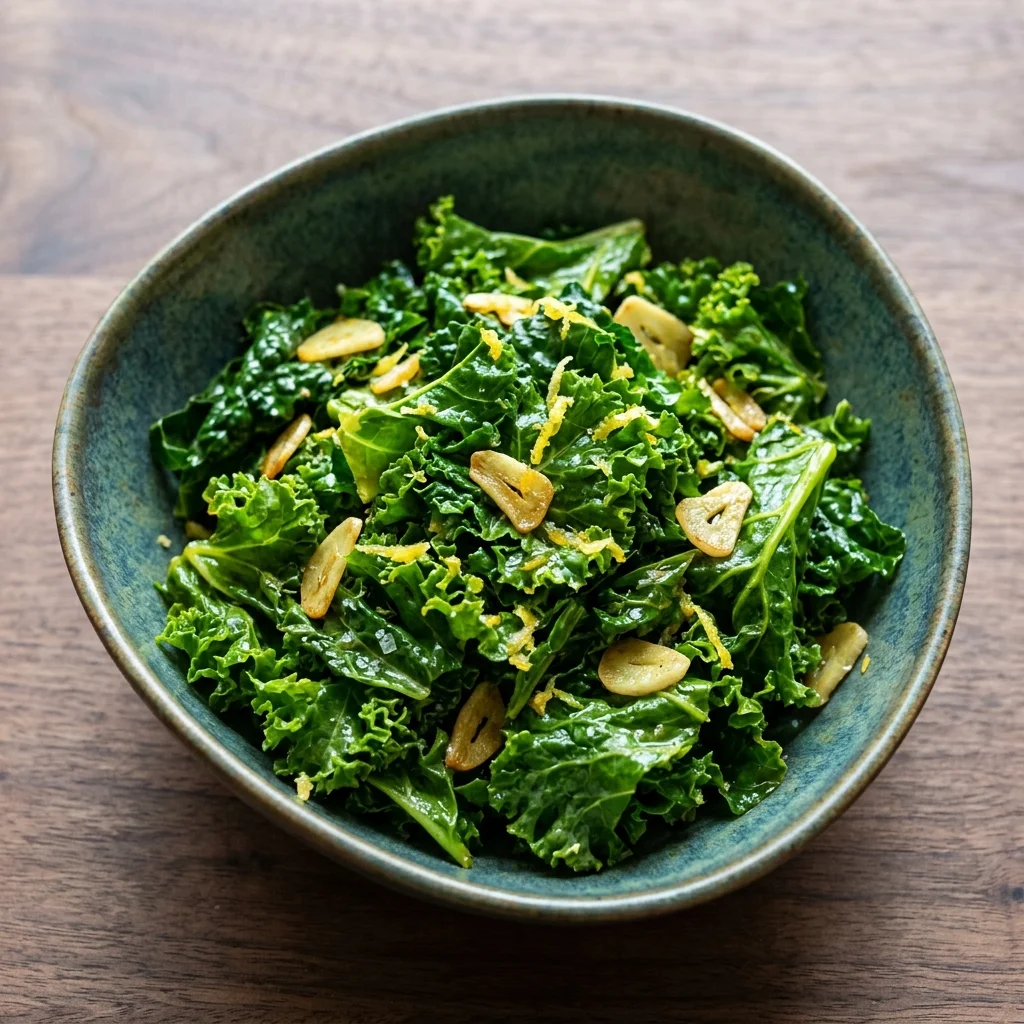 Garlic & Lemon Sautéed Kale