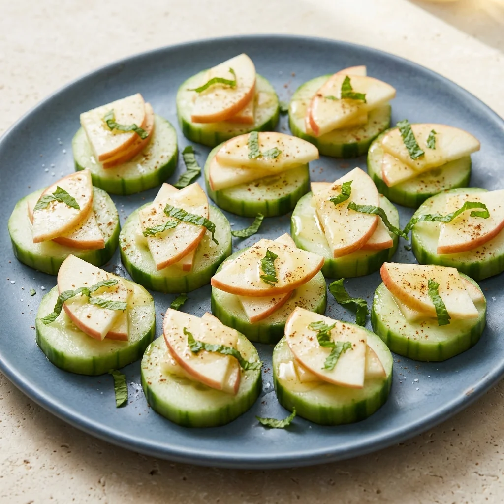 Apple-Cinnamon Cucumber Rounds