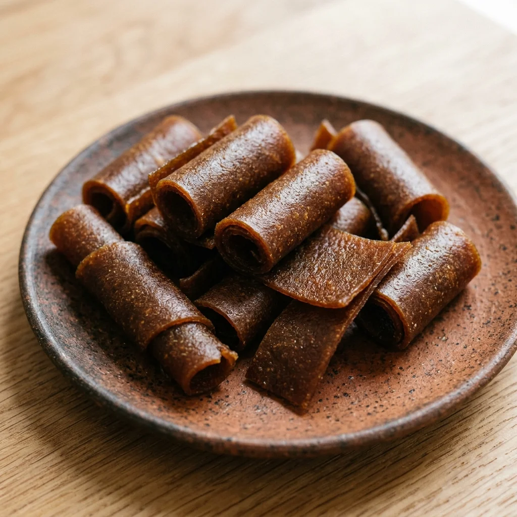 Apple-Ginger Fruit Leather