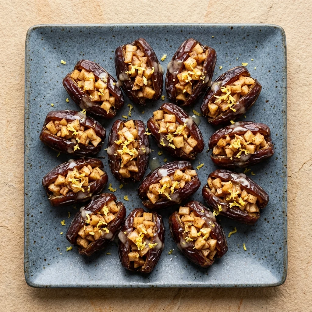 Apple-Ginger Stuffed Dates