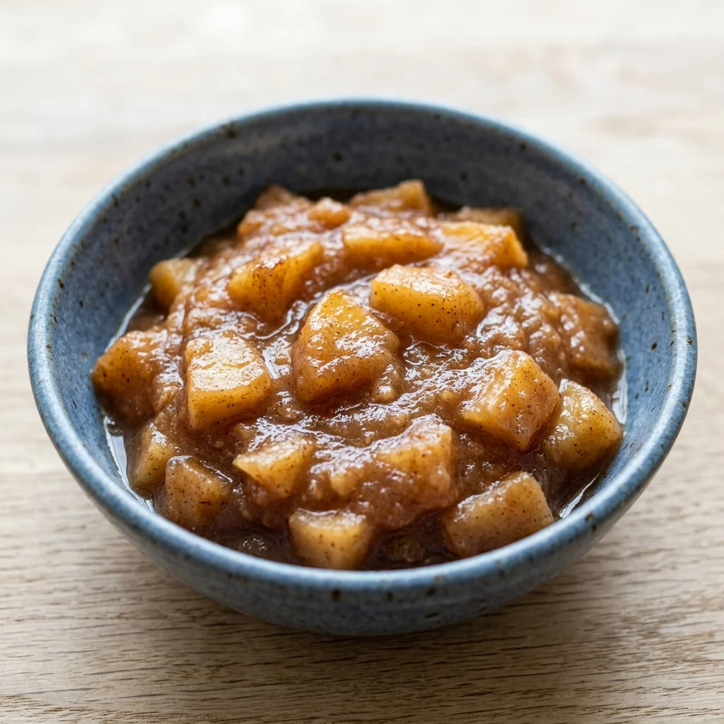 Chunky Cinnamon Applesauce